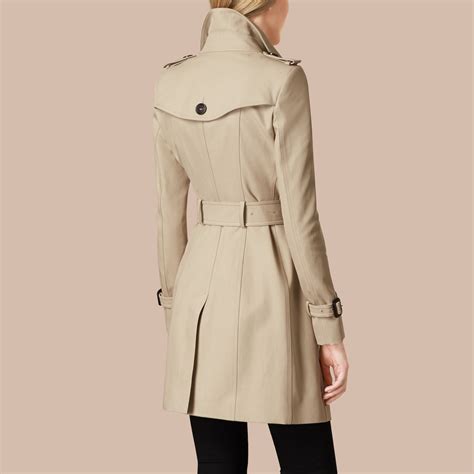 double cotton twill trench coat burberry|black burberry trench coat.